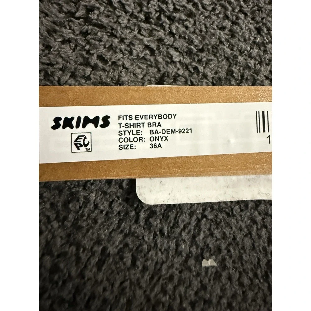 Skims Fits Everybody Tshirt Bra - Onyx - 36A - NWT - Picture 5 of 5